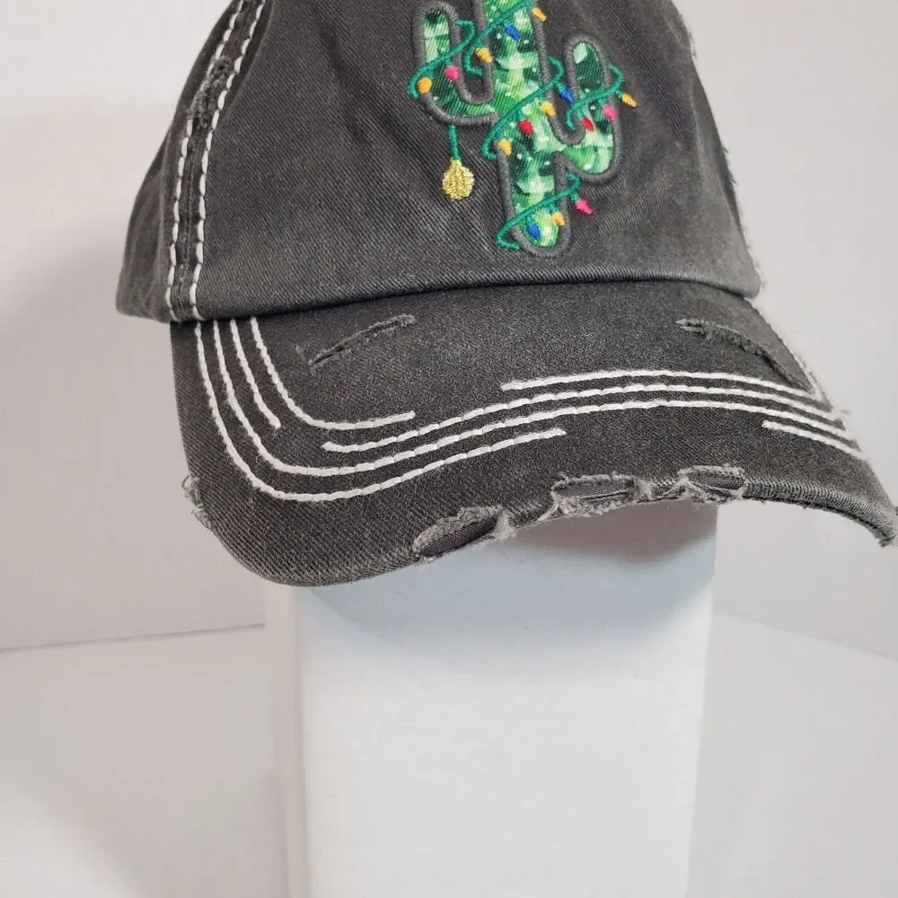 KBETHOS Vintage‎ Cactus Baseball Cap Hat, Christmas Cactus. Strapback.